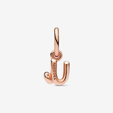 Load image into Gallery viewer, Pandora Letter U Script Alphabet Dangle Charm - Fifth Avenue Jewellers