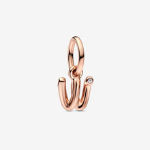 Load image into Gallery viewer, Pandora Letter W Script Alphabet Dangle Charm - Fifth Avenue Jewellers