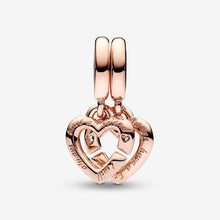 Load image into Gallery viewer, Pandora Linked Sister Hearts Split Dangle Charm - Fifth Avenue Jewellers