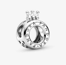 Load image into Gallery viewer, Pandora Logo & Crown O Charm - Fifth Avenue Jewellers
