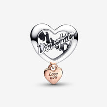 Load image into Gallery viewer, Pandora Love You Daughter Heart Charm - Fifth Avenue Jewellers