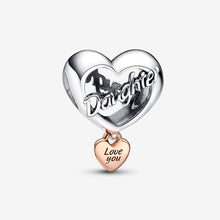 Load image into Gallery viewer, Pandora Love You Daughter Heart Charm - Fifth Avenue Jewellers