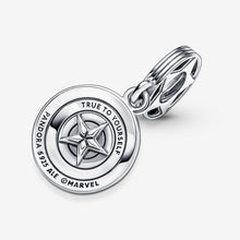 Load image into Gallery viewer, Pandora Marvel The Avengers Captain America Shield Dangle Charm - Fifth Avenue Jewellers