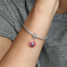 Load image into Gallery viewer, Pandora Marvel The Avengers Captain America Shield Dangle Charm - Fifth Avenue Jewellers