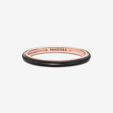 Load image into Gallery viewer, Pandora Me Black Enamel Ring - Fifth Avenue Jewellers