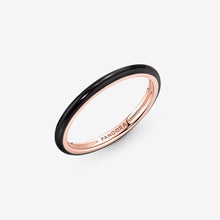 Load image into Gallery viewer, Pandora Me Black Enamel Ring - Fifth Avenue Jewellers