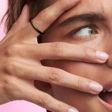 Load image into Gallery viewer, Pandora Me Black Enamel Ring - Fifth Avenue Jewellers