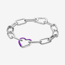Load image into Gallery viewer, Pandora ME Bright Purple Styling Heart Connector - Fifth Avenue Jewellers