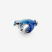 Load image into Gallery viewer, Pandora Metallic Blue Gecko Charm - Fifth Avenue Jewellers