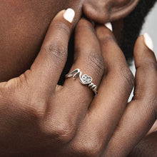 Load image into Gallery viewer, Pandora Mom Pavé Heart Ring - Fifth Avenue Jewellers