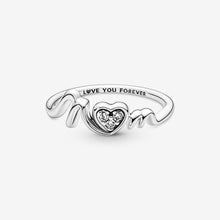 Load image into Gallery viewer, Pandora Mom Pavé Heart Ring - Fifth Avenue Jewellers