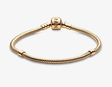 Load image into Gallery viewer, Pandora Moments 14K Gold Snake Chain Bracelet - Fifth Avenue Jewellers