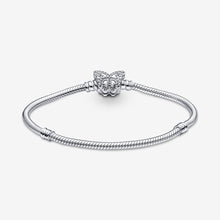 Load image into Gallery viewer, Pandora Moments Butterfly Clasp Snake Chain Bracelet - Fifth Avenue Jewellers