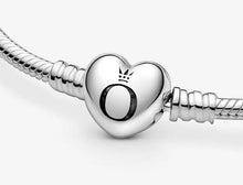 Load image into Gallery viewer, Pandora Moments Heart Clasp Snake Chain Bracelet - Fifth Avenue Jewellers