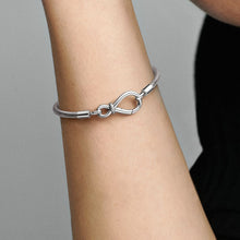 Load image into Gallery viewer, Pandora Moments Infinity Knot Snake Chain Bracelet - Fifth Avenue Jewellers