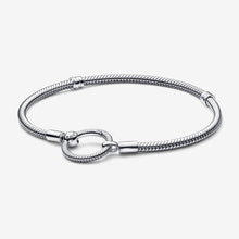 Load image into Gallery viewer, Pandora Moments O Closure Snake Chain Bracelet - Fifth Avenue Jewellers
