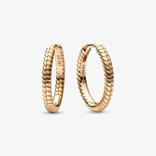 Load image into Gallery viewer, Pandora Moments Small Charm Hoop Earrings - Fifth Avenue Jewellers