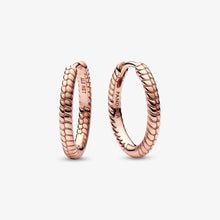 Load image into Gallery viewer, Pandora Moments Small Charm Hoop Earrings - Fifth Avenue Jewellers
