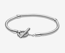 Load image into Gallery viewer, Pandora Moments T-Bar Snake Chain Bracelet - Fifth Avenue Jewellers