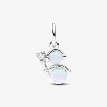 Load image into Gallery viewer, Pandora Opalescent Snowman Dangle Charm - Fifth Avenue Jewellers