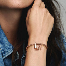 Load image into Gallery viewer, Pandora Padlock & Key Dangle Charm - Fifth Avenue Jewellers