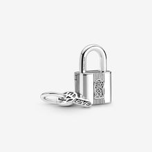 Load image into Gallery viewer, Pandora Padlock & Key Dangle Charm - Fifth Avenue Jewellers