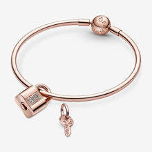 Load image into Gallery viewer, Pandora Padlock & Key Dangle Charm - Fifth Avenue Jewellers