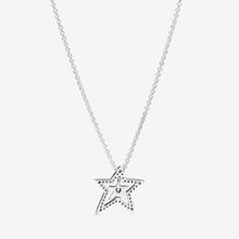 Load image into Gallery viewer, Pandora Pavé Asymmetric Star Collier Necklace - Fifth Avenue Jewellers