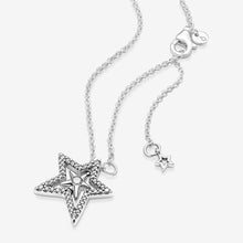 Load image into Gallery viewer, Pandora Pavé Asymmetric Star Collier Necklace - Fifth Avenue Jewellers