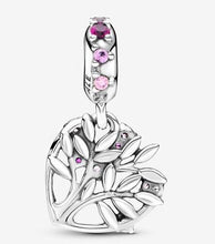 Load image into Gallery viewer, Pandora Pink Heart Family Tree Dangle Charm - Fifth Avenue Jewellers