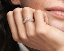 Load image into Gallery viewer, Pandora Princess Wishbone Ring - Fifth Avenue Jewellers