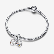 Load image into Gallery viewer, Pandora Puzzle Piece Hearts Splittable Friendship Dangle Charm - Fifth Avenue Jewellers