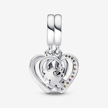Load image into Gallery viewer, Pandora Puzzle Piece Hearts Splittable Friendship Dangle Charm - Fifth Avenue Jewellers