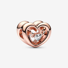 Load image into Gallery viewer, Pandora Radiant Heart & Floating Stone Charm - Fifth Avenue Jewellers