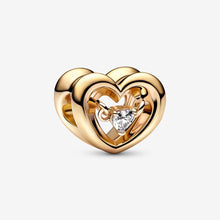 Load image into Gallery viewer, Pandora Radiant Heart & Floating Stone Charm - Fifth Avenue Jewellers