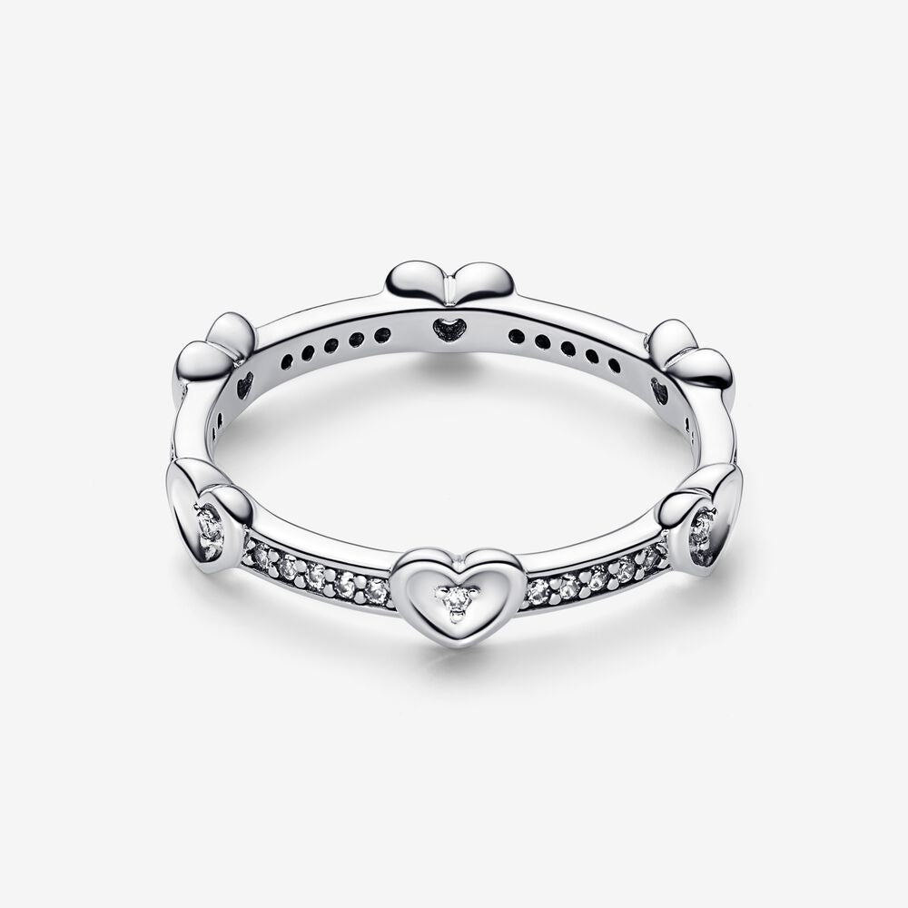 Heart Ring Pandora Stainless Steel Rings Pandora Forever Hearts Ring
