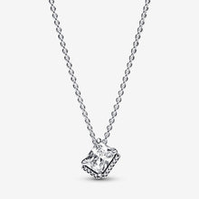 Load image into Gallery viewer, Pandora Rectangular Sparkling Halo Collier Necklace - Fifth Avenue Jewellers
