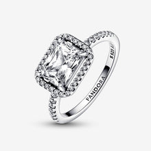 Load image into Gallery viewer, Pandora Rectangular Sparkling Halo Ring - Fifth Avenue Jewellers