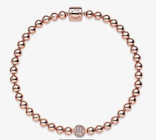 Load image into Gallery viewer, Pandora Rose Beads & Pavé Bracelet - Fifth Avenue Jewellers