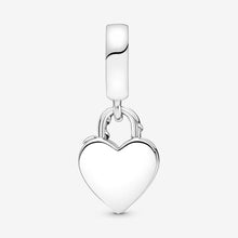 Load image into Gallery viewer, Pandora Rose Heart Padlock Dangle Charm - Fifth Avenue Jewellers