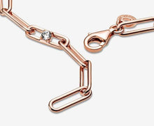 Load image into Gallery viewer, Pandora Rose Link Chain & Stones Bracelet - Fifth Avenue Jewellers