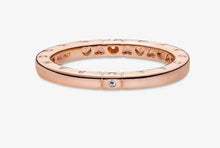 Load image into Gallery viewer, Pandora Rose Logo & Hearts Ring - Fifth Avenue Jewellers