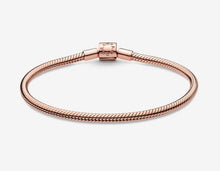 Load image into Gallery viewer, Pandora Rose Moments Barrel Clasp Snake Chain Bracelet - Fifth Avenue Jewellers