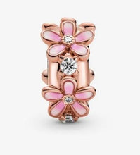 Load image into Gallery viewer, Pandora Rose Pink Daisy Spacer Clip Charm - Fifth Avenue Jewellers