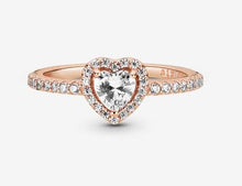 Load image into Gallery viewer, Pandora Rose Sparkling Elevated Heart Ring - Fifth Avenue Jewellers