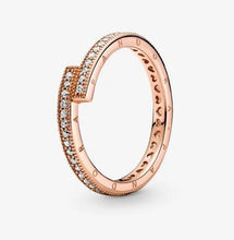 Load image into Gallery viewer, Pandora Rose Sparkling Overlapping Ring - Fifth Avenue Jewellers