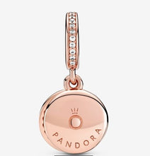 Load image into Gallery viewer, Pandora Rose Sparkling Pink Disc Double Dangle Charm - Fifth Avenue Jewellers