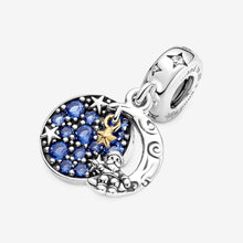 Load image into Gallery viewer, Pandora Santa Claus On The Moon Double Dangle Charm - Fifth Avenue Jewellers