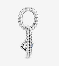 Load image into Gallery viewer, Pandora September Sea Blue Beaded Heart Dangle Charm - Fifth Avenue Jewellers