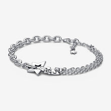 Load image into Gallery viewer, Pandora Shooting Star Double Chain Bracelet - Fifth Avenue Jewellers